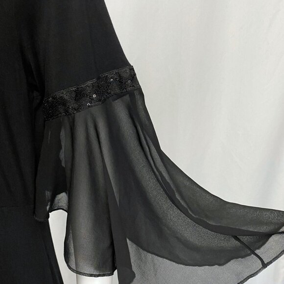 Vintage A la Tzarina Y2K witchy romantic mini dress soft and stretchy large - Picture 2 of 4